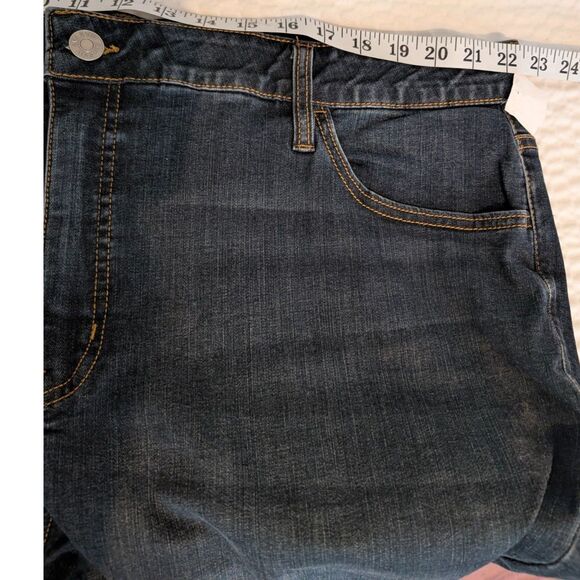 Women's High-Rise Skinny Jeans -Ava & Viv- Blue Size 26R - Picture 3 of 6